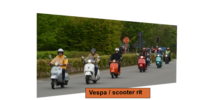 Vespa / scooter rit